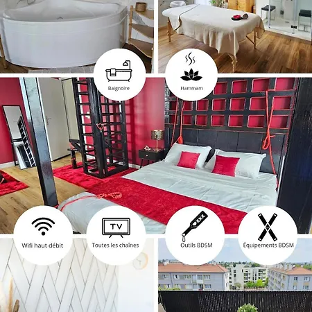 Loveroom Hammam Donjon - House Of Tentations Apartmán